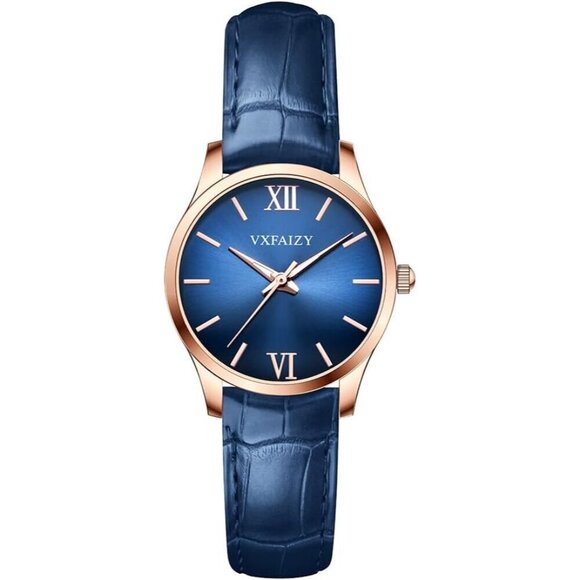 Women\'s Casual Leather Watch Water Resistant Elegant Minimalist Timepiece main image 5